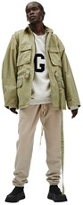 Fear of God Belted Cotton Jacket In Army 205320